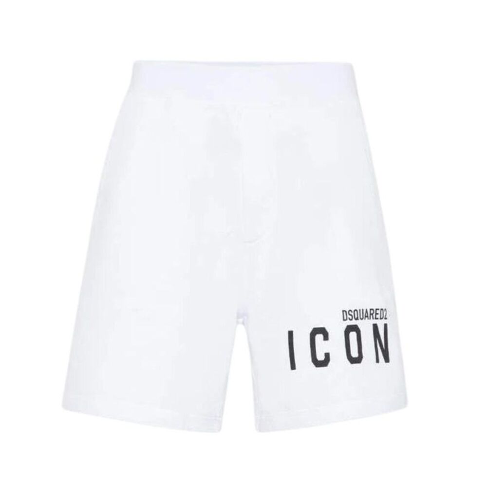DSquared2 Mens Icon Logo Shorts / White